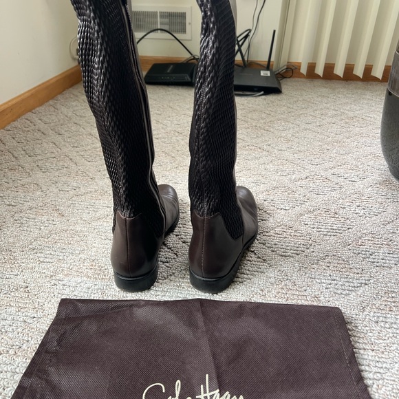 Cole Haan Womens Rockland Boot Chestnut Leather Size 10 - Picture 8 of 9